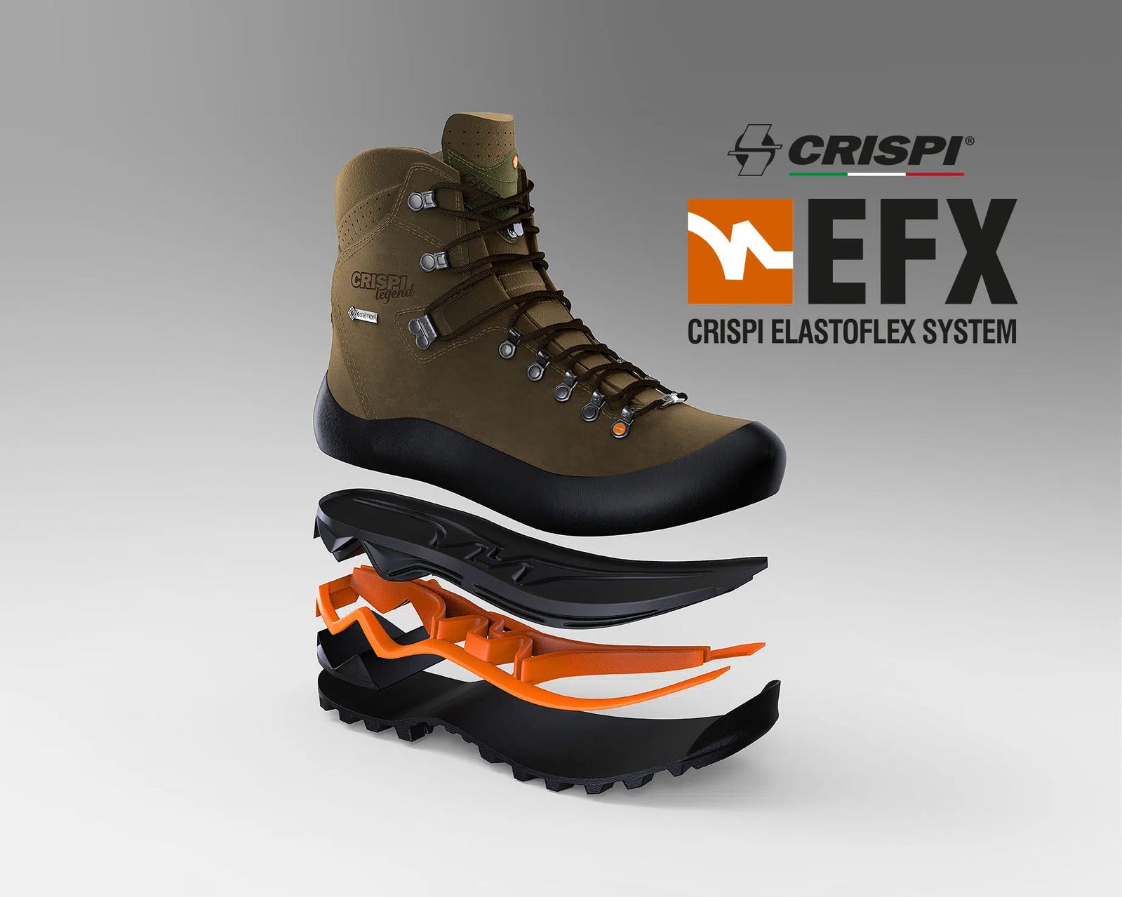 Crispi Nevada Legend EFX Boot - Forest Brown - - Mansfield Hunting & Fishing - Products to prepare for Corona Virus