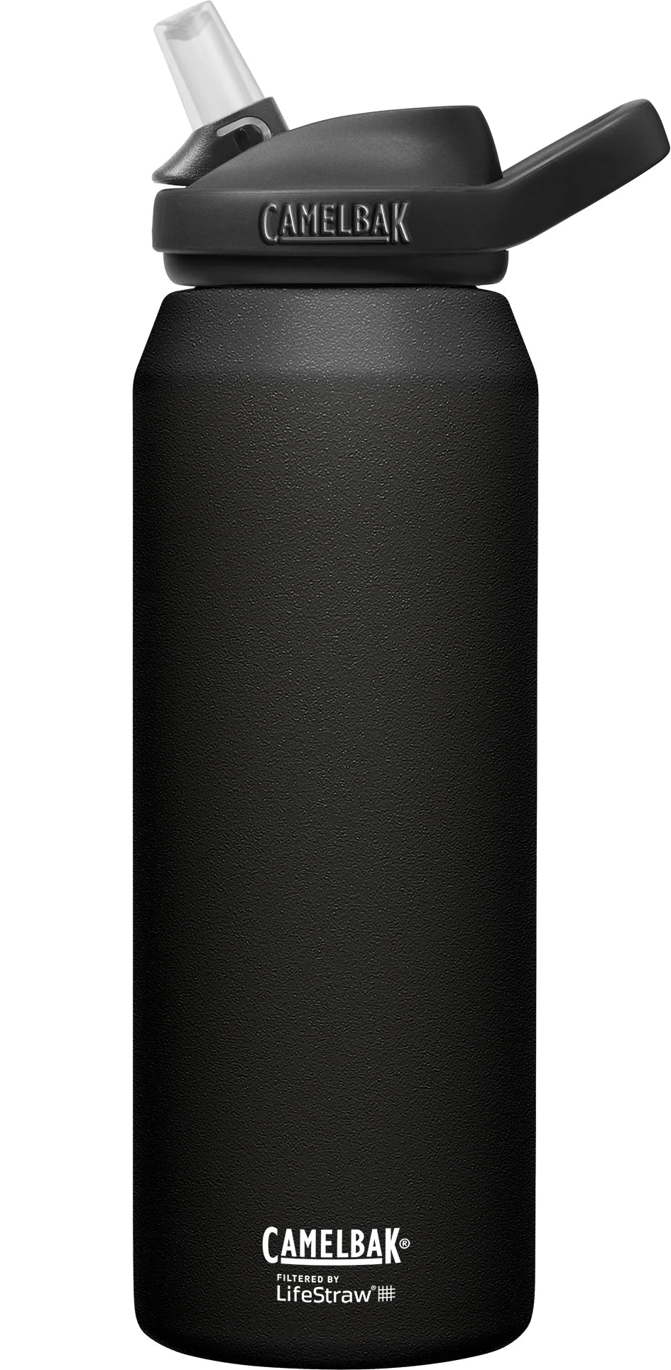 Camelbak Eddy+ Stainless Steel Vacuum Insulated Drink Bottle Filtered by Life Straw - BLACK - Mansfield Hunting & Fishing - Products to prepare for Corona Virus