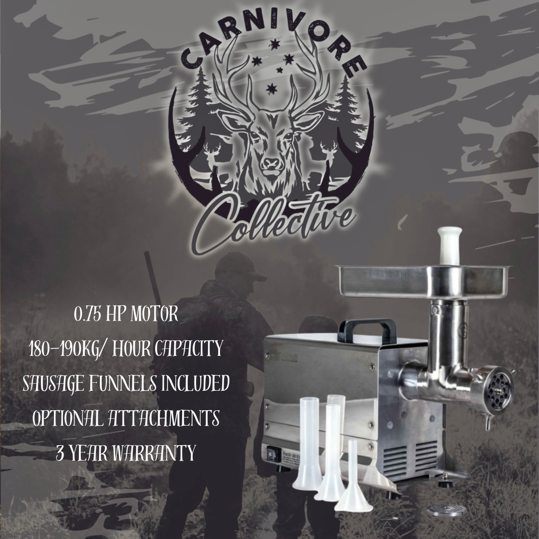 Carnivore Collective #12 Electric Mincer -  - Mansfield Hunting & Fishing - Products to prepare for Corona Virus