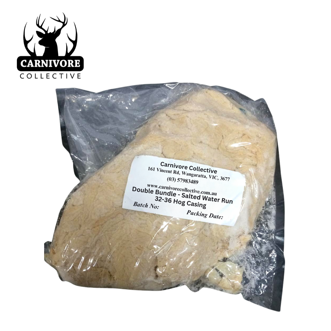 Carnivore Collective 32-36mm Natural Graded Sausage Casings 182m - - Mansfield Hunting & Fishing - Products to prepare for Corona Virus