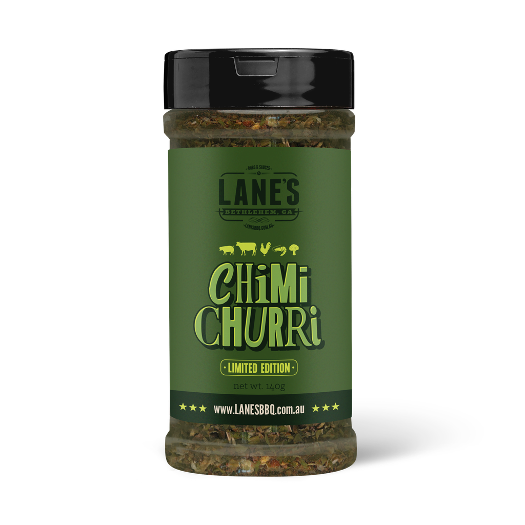 Lanes BBQ Chimi Churri Rub - 140g - Limited Edition - - Mansfield Hunting & Fishing - Products to prepare for Corona Virus