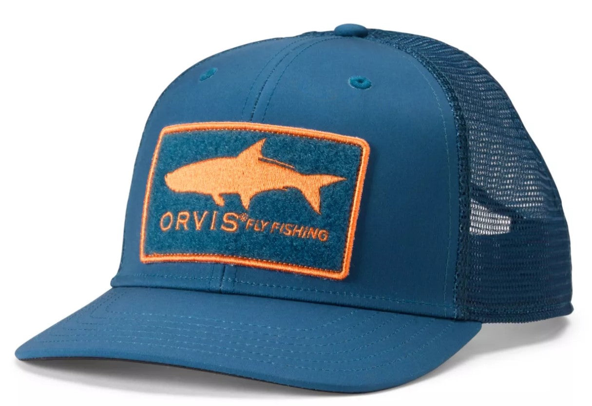 Orvis Covert Fish Series Trucker - Blue Lagoon -  - Mansfield Hunting & Fishing - Products to prepare for Corona Virus
