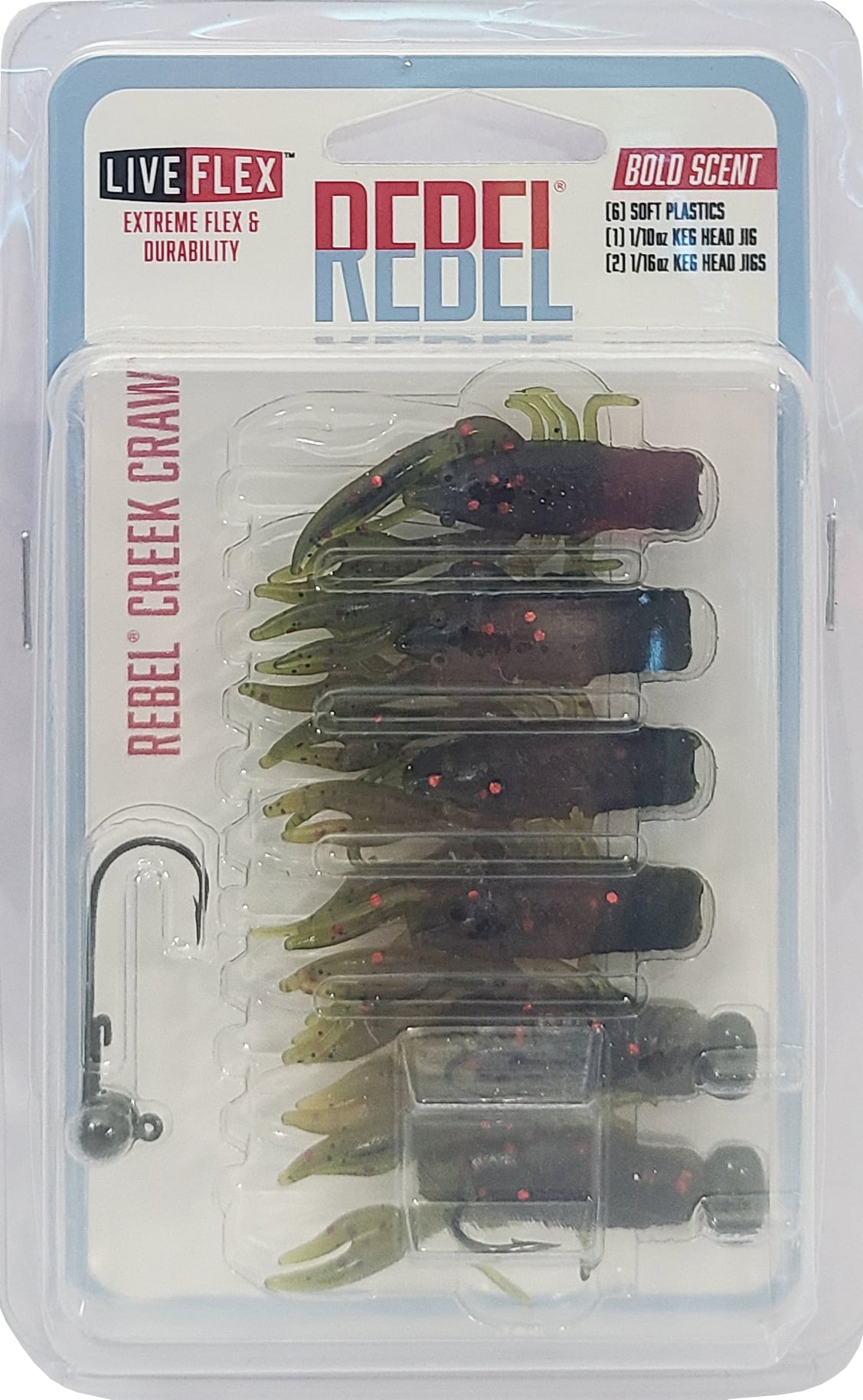 Rebel Creek Craw - Cumberland Craw - - Mansfield Hunting & Fishing - Products to prepare for Corona Virus