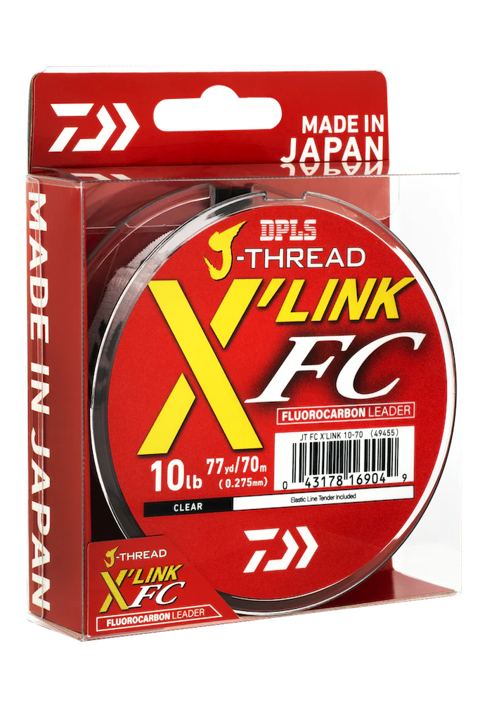 Daiwa J Thread X'Link FC 70M - 6LB - Mansfield Hunting & Fishing - Products to prepare for Corona Virus