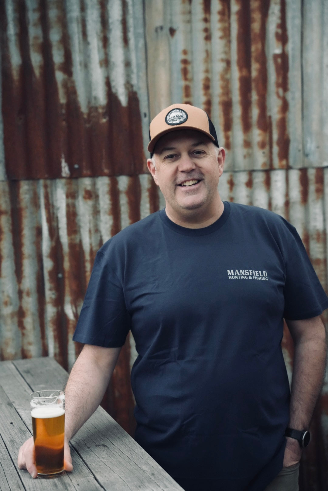 MHF Eildon Cod Tee - Midnight Blue - - Mansfield Hunting & Fishing - Products to prepare for Corona Virus