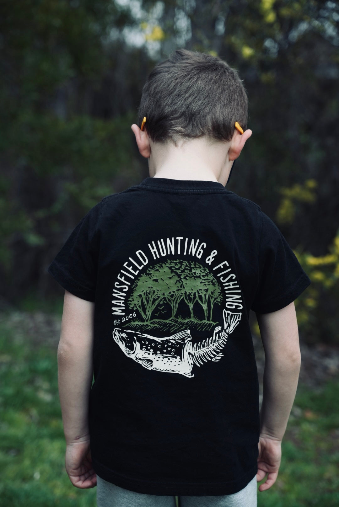 MHF Kids Skeleton Trout T-Shirt - - Mansfield Hunting & Fishing - Products to prepare for Corona Virus