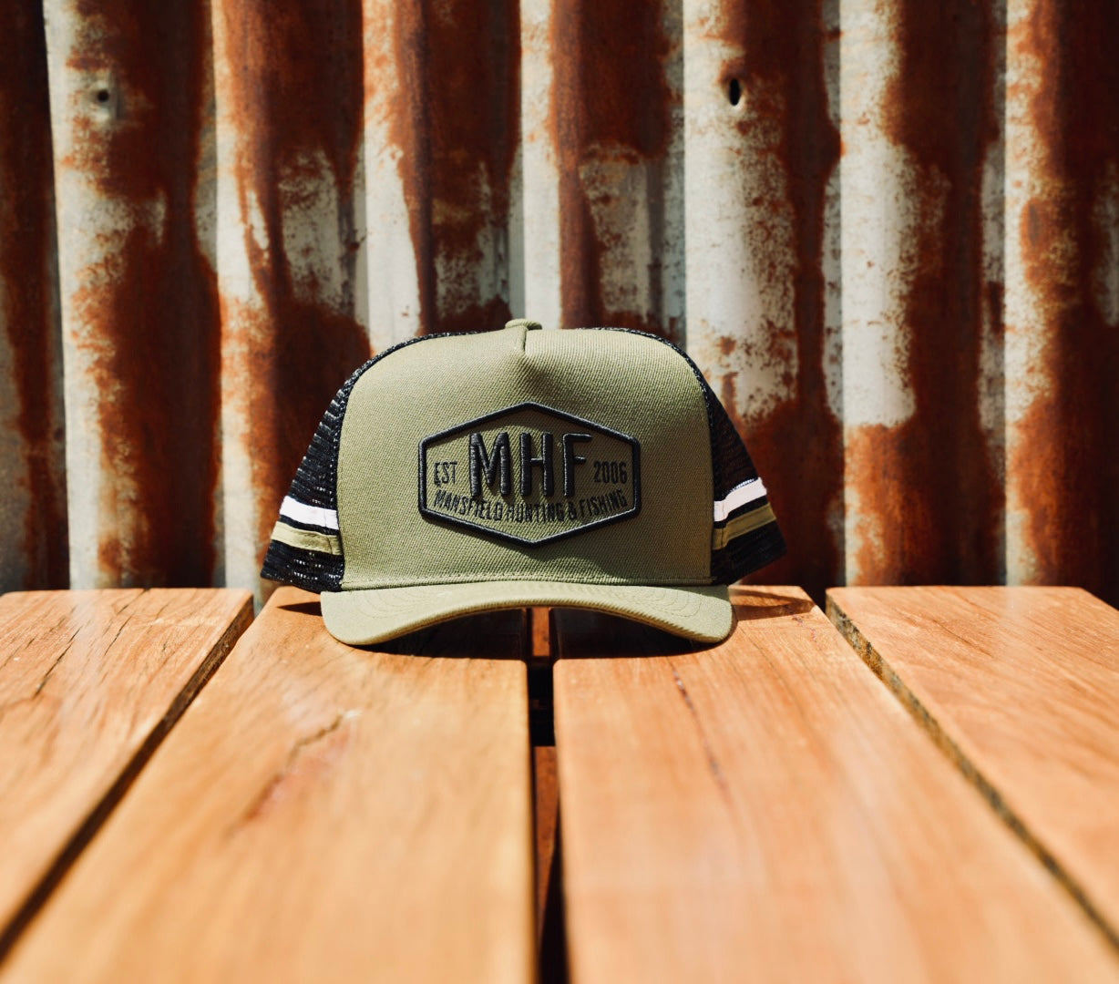 MHF Aussie Trucker Cap - - Mansfield Hunting & Fishing - Products to prepare for Corona Virus