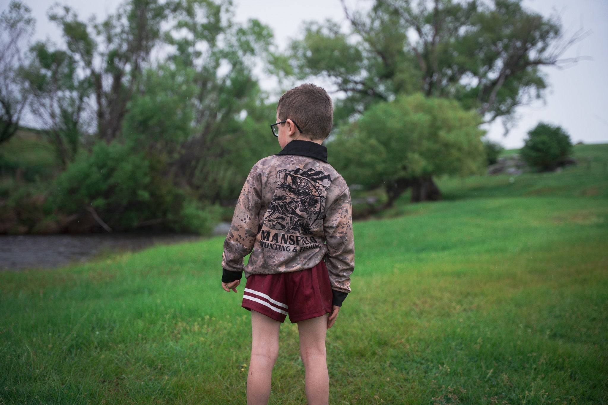 MHF Kids Mountain Footy Shorts - Side Zip Pockets - - Mansfield Hunting & Fishing - Products to prepare for Corona Virus