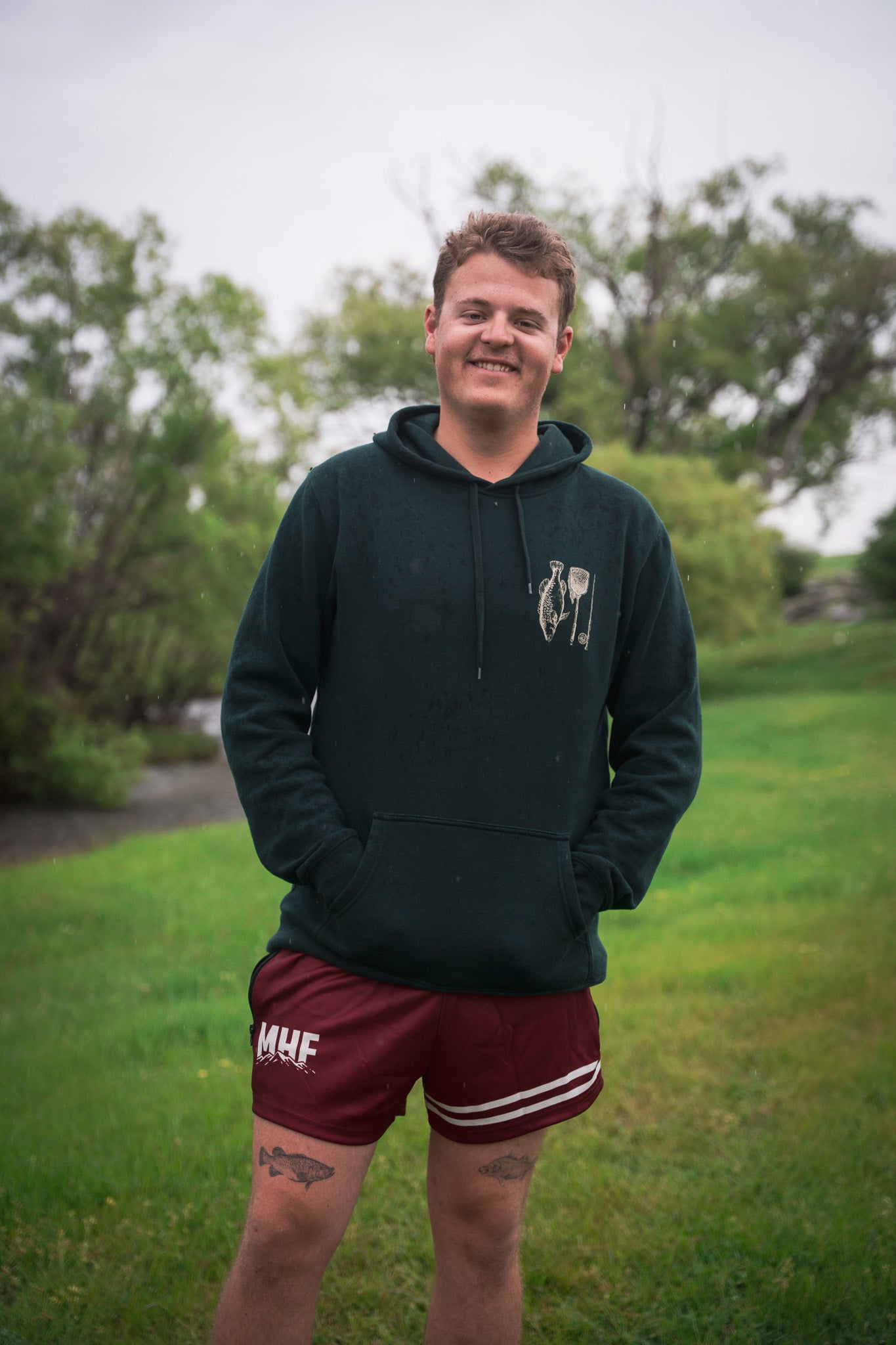 MHF Mountain Footy Shorts - Side Zip Pockets - - Mansfield Hunting & Fishing - Products to prepare for Corona Virus