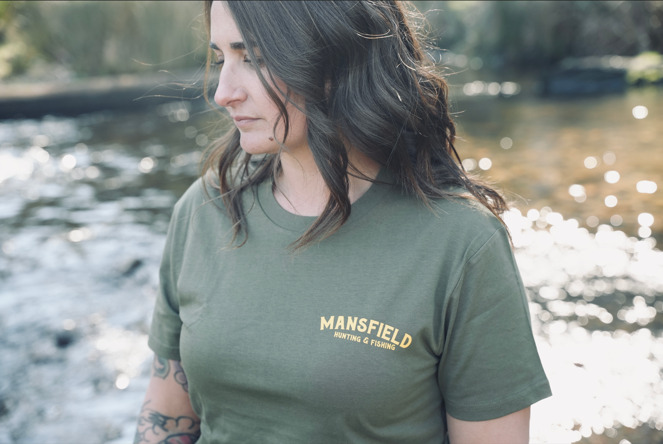 MHF Duck Dog T-Shirt - Limited Edition - Army Green - - Mansfield Hunting & Fishing - Products to prepare for Corona Virus