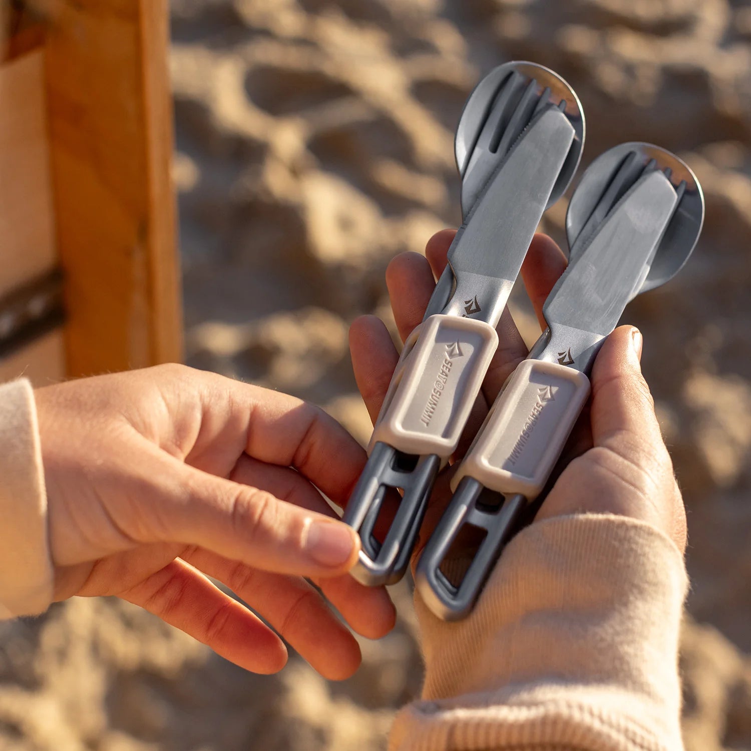 Sea to Summit Detour Stainless Steel Cutlery Set - 3 Piece -  - Mansfield Hunting & Fishing - Products to prepare for Corona Virus