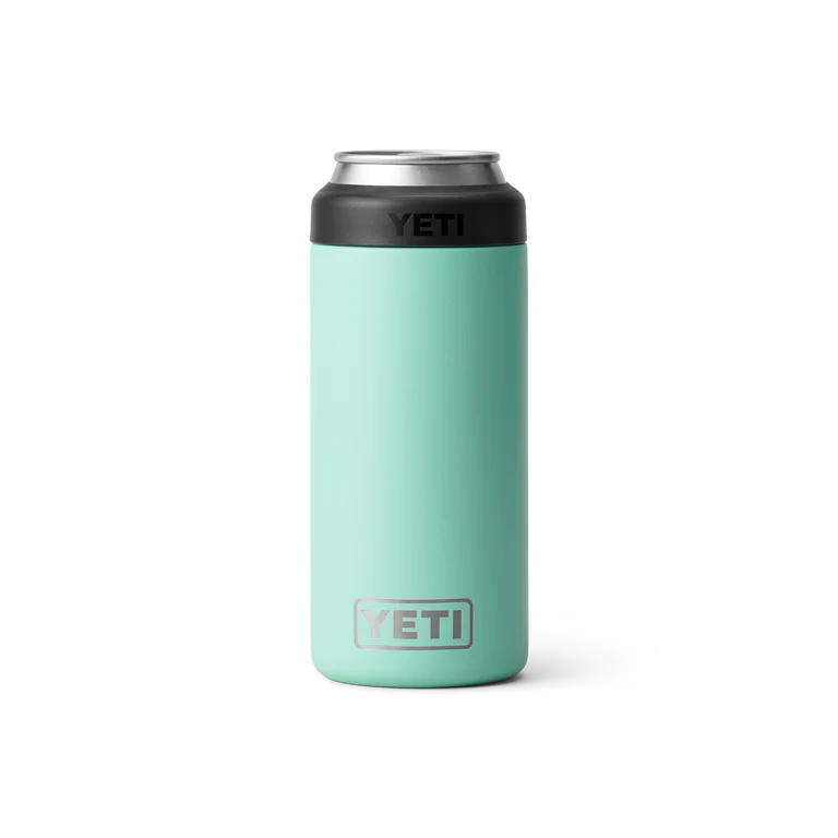 Yeti 355ml Slim Can Cooler - 355ML / SEAFOAM - Mansfield Hunting & Fishing - Products to prepare for Corona Virus