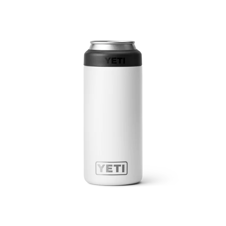 Yeti 355ml Slim Can Cooler - 355ML / WHITE - Mansfield Hunting & Fishing - Products to prepare for Corona Virus