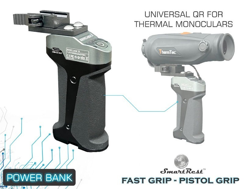 Smart Rest Fast Grip - Pistol Grip Powerbank