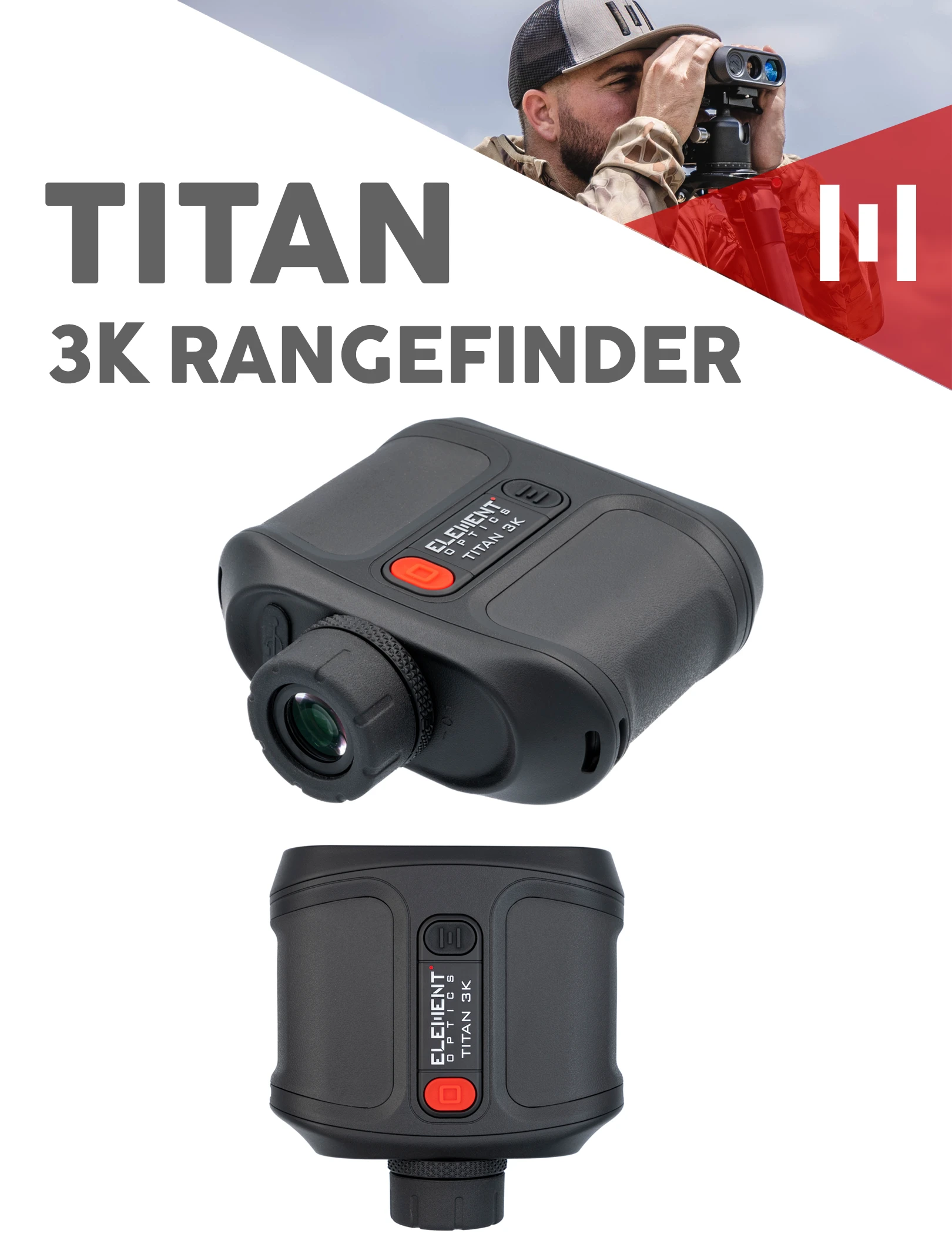 Element Optics Titan 3K Rangefinder (7x Magnification) -  - Mansfield Hunting & Fishing - Products to prepare for Corona Virus