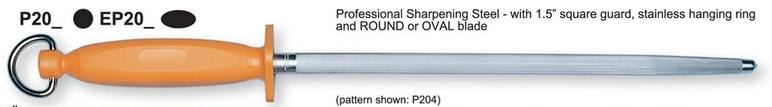 Egginton 10 Inch Superfine Cut Professional Sharpening Steel Oval -  - Mansfield Hunting & Fishing - Products to prepare for Corona Virus