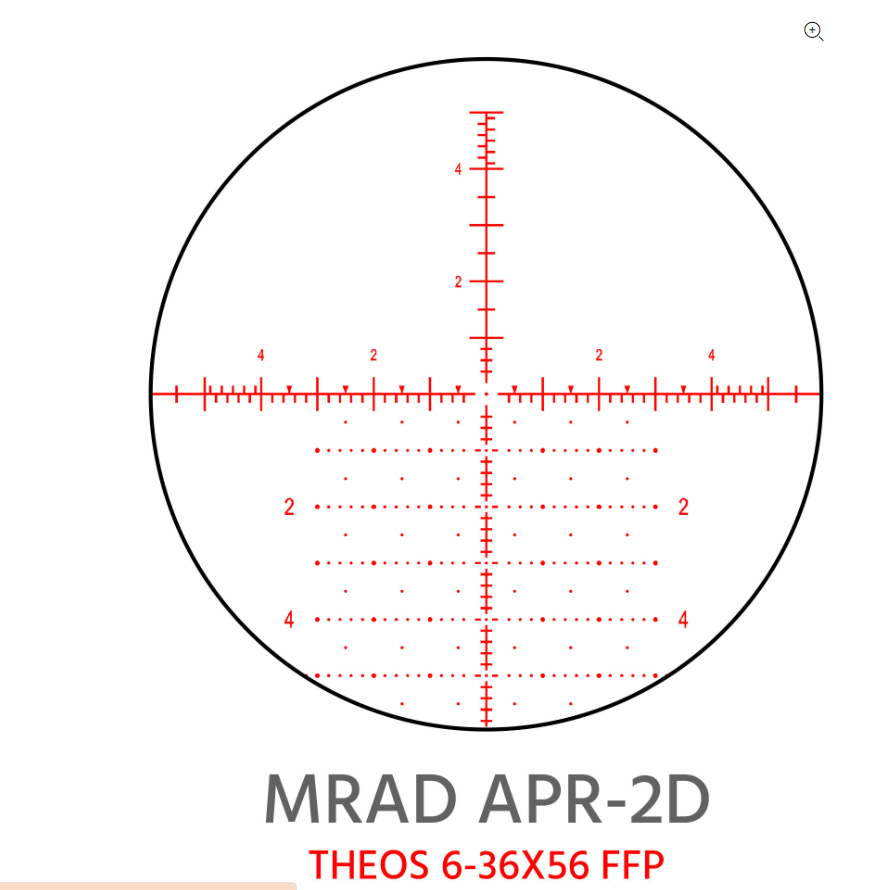 Element Theos 6-36x56 FFP (MRAD APR-2D) 36mm Tube Scope -  - Mansfield Hunting & Fishing - Products to prepare for Corona Virus