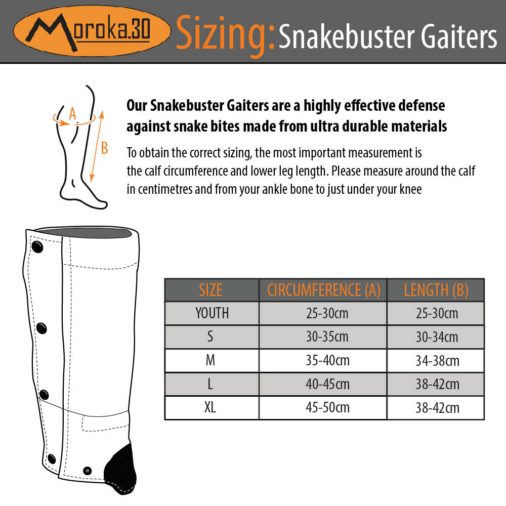 Moroka 30 SnakeBuster Gaiters - Camo