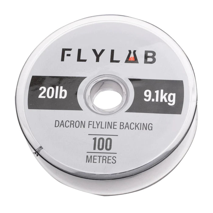 Flylab Dacron Backing 20lb 100yd - Black -  - Mansfield Hunting & Fishing - Products to prepare for Corona Virus