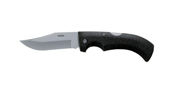 Gerber GatorMate Folder Clip Point Fine Edge Knife- Black -  - Mansfield Hunting & Fishing - Products to prepare for Corona Virus