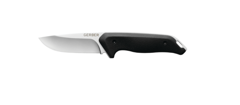 Gerber Moment Fixed Large Drop Point Knife - Black -  - Mansfield Hunting & Fishing - Products to prepare for Corona Virus