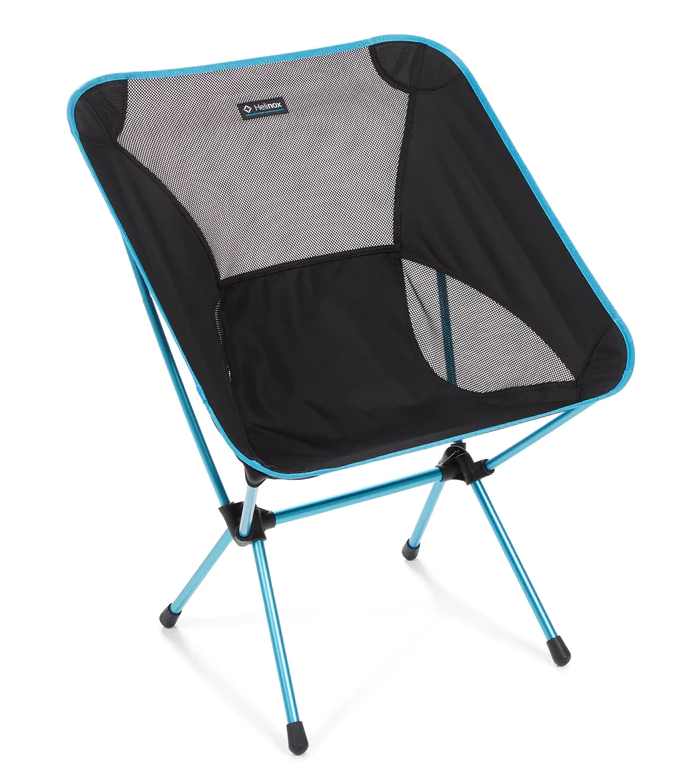 Helinox Chair One XL BLK w Blue Frame - XL / BLACK - Mansfield Hunting & Fishing - Products to prepare for Corona Virus