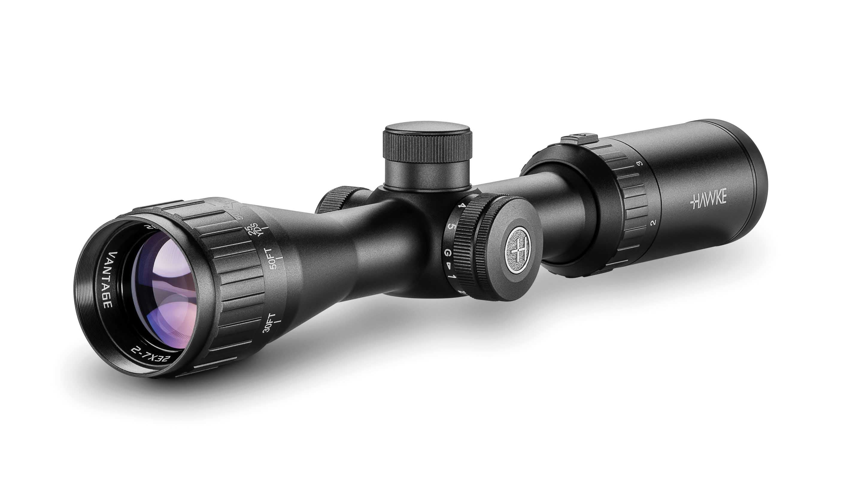 Hawke Vantage 2-7x32 1" IR Mil Dot - - Mansfield Hunting & Fishing - Products to prepare for Corona Virus