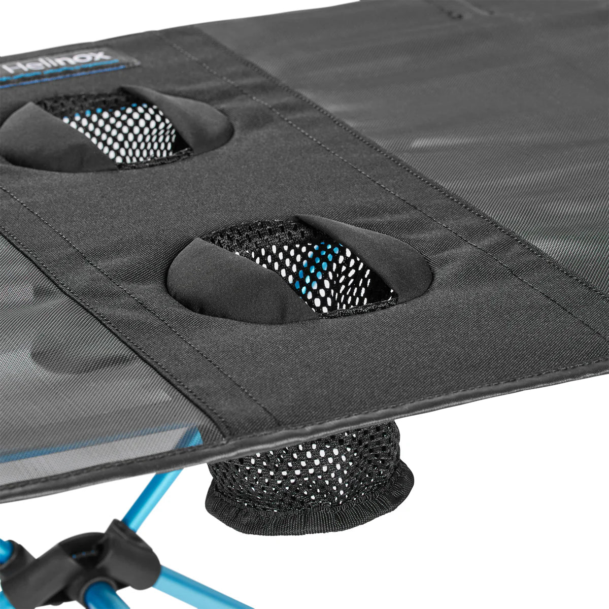 Helinox Table One Black Top with Blue Frame - - Mansfield Hunting & Fishing - Products to prepare for Corona Virus