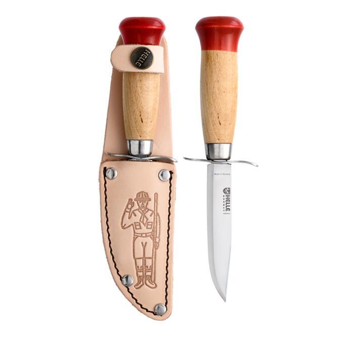 Helle Speider Gut Stainless Steel Knife with Leather Sheath -  - Mansfield Hunting & Fishing - Products to prepare for Corona Virus