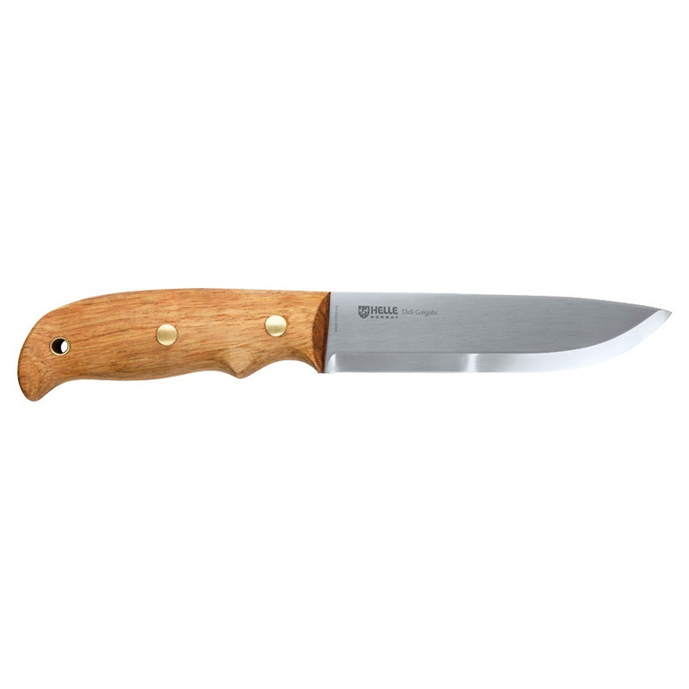 Helle Didi Galgalu 129mm SS Blade Knife - Kiatt Wood Handle -  - Mansfield Hunting & Fishing - Products to prepare for Corona Virus