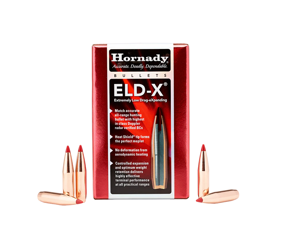 Hornady 25cal 128gr ELD-X Projectiles - 100Pk