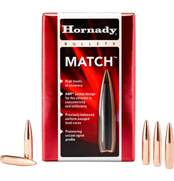 Hornady .224 22 Cal 53gr HP Match Projectiles - 100pk -  - Mansfield Hunting & Fishing - Products to prepare for Corona Virus