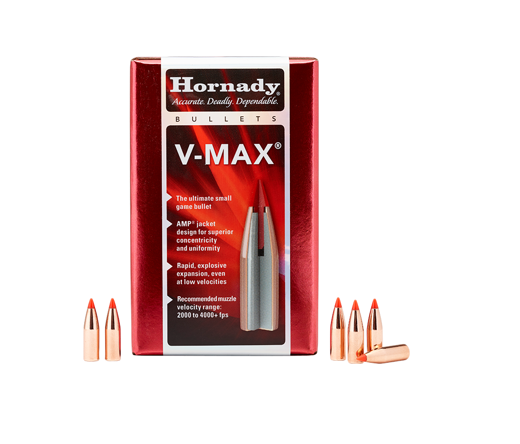 Hornady V-Max 22 Cal 55gr Projectiles - 250pk -  - Mansfield Hunting & Fishing - Products to prepare for Corona Virus