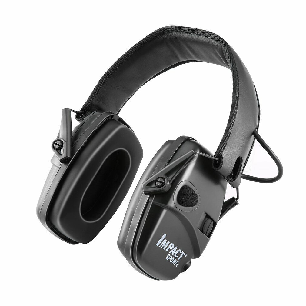 Howard Leight Impact Sport Ear Muff, 82DB Rating, Class 4 Black -  - Mansfield Hunting & Fishing - Products to prepare for Corona Virus