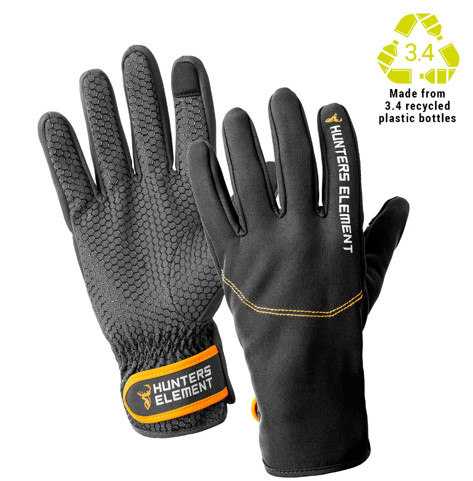 Hunters Element Legacy Gloves - S / BLACK - Mansfield Hunting & Fishing - Products to prepare for Corona Virus