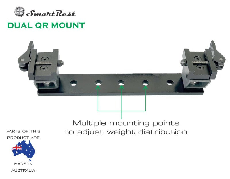 Smart Rest Dual QR Mount Plus 2 Pic Rails -  - Mansfield Hunting & Fishing - Products to prepare for Corona Virus