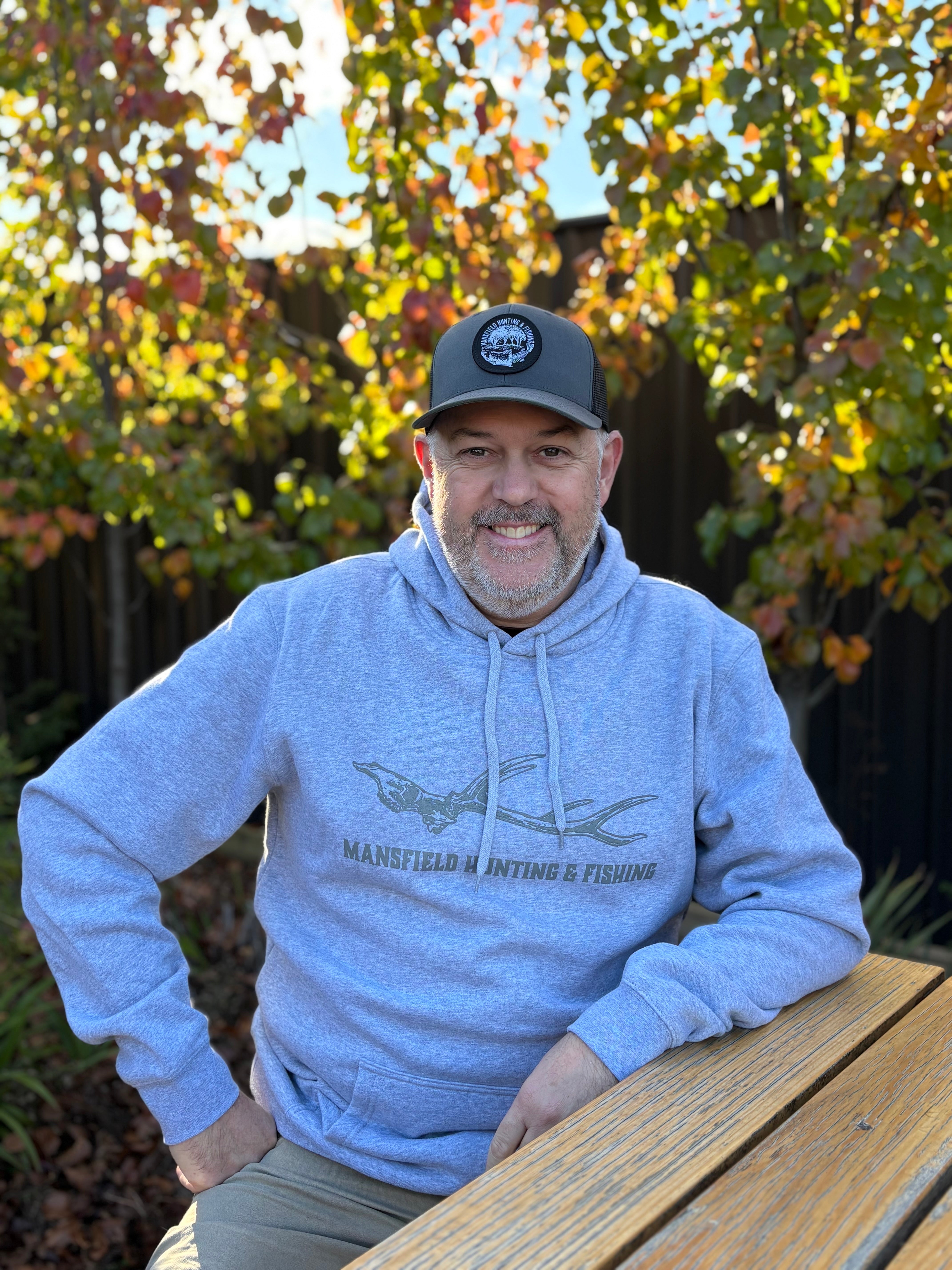 MHF Euroskull Hoodie - Grey Marle
