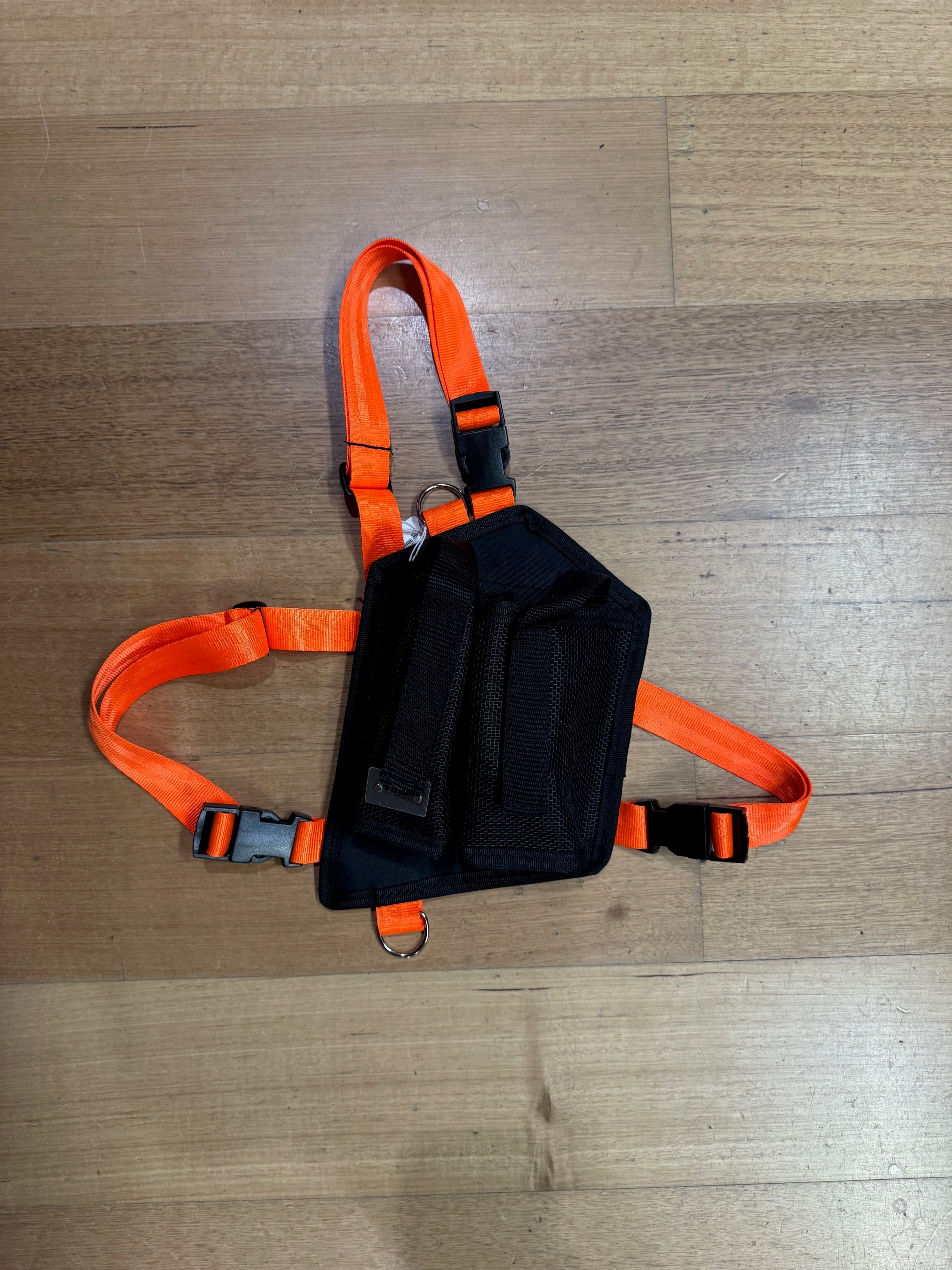 Tage Outdoors Mesh Radio/UHF Harness - LEFT HAND / BLACK ORANGE - Mansfield Hunting & Fishing - Products to prepare for Corona Virus
