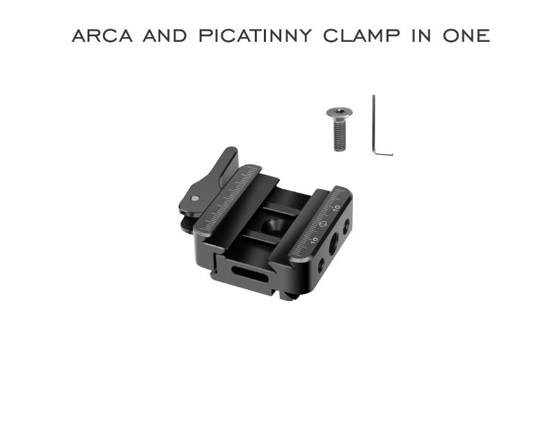 Smart Rest Picatinny + Arca Adapter All In One Clamp