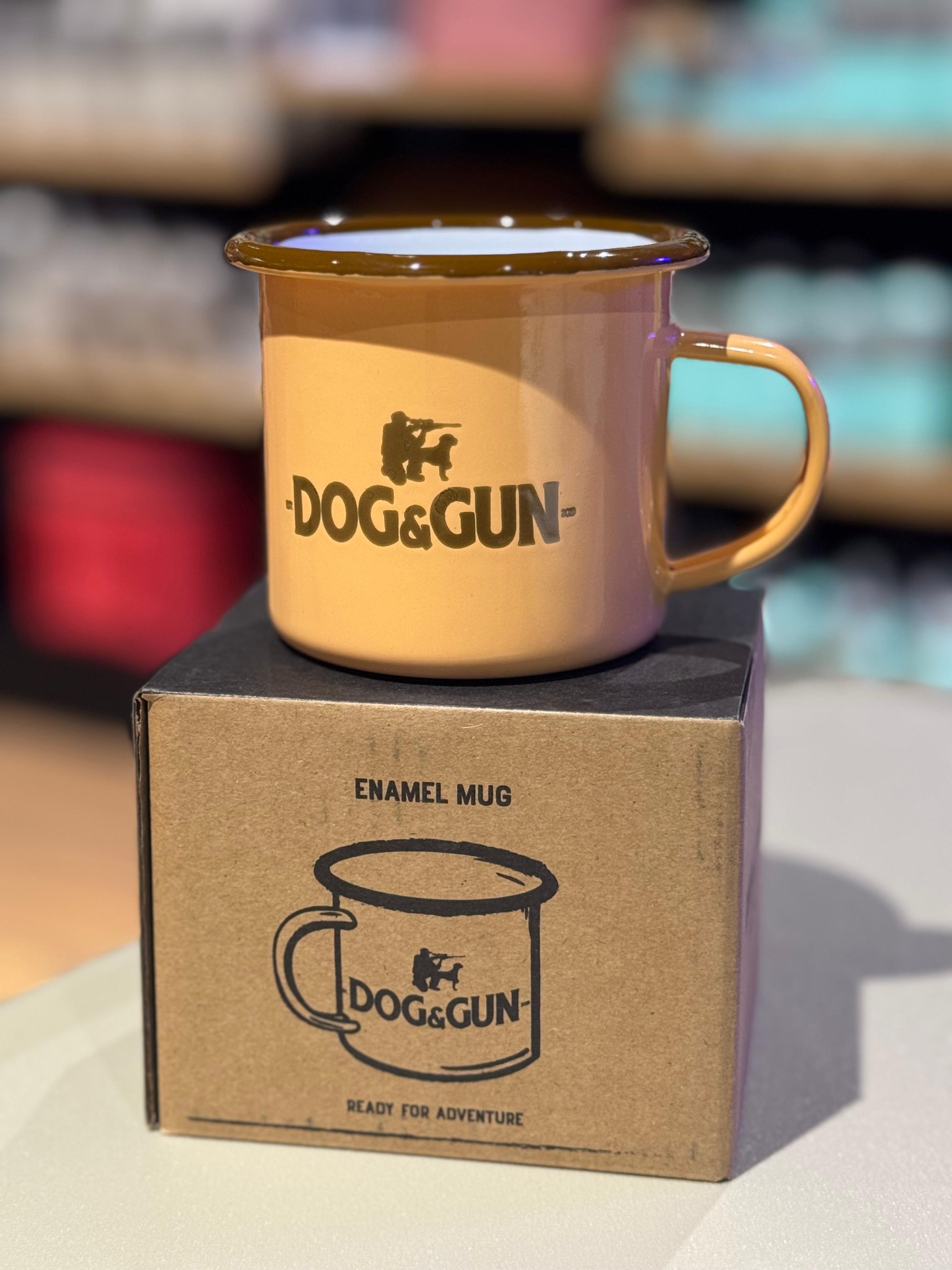 Dog & Gun Enamel Mug Desert Clay - - Mansfield Hunting & Fishing - Products to prepare for Corona Virus