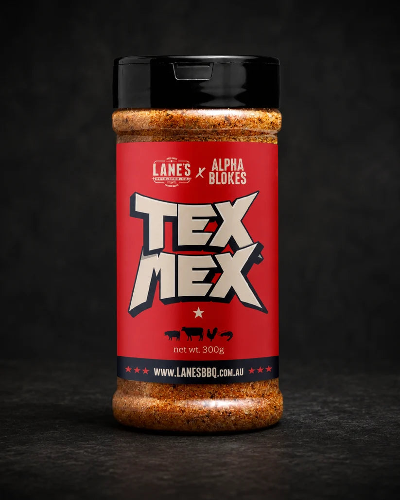 Lanes BBQ Seasoning - ALPHA BLOKES TEX MEX - Pitmaster 300g