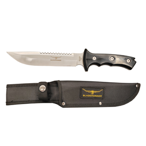Blade Runner 19cm Straight Knife with Sheath - - Mansfield Hunting & Fishing - Products to prepare for Corona Virus