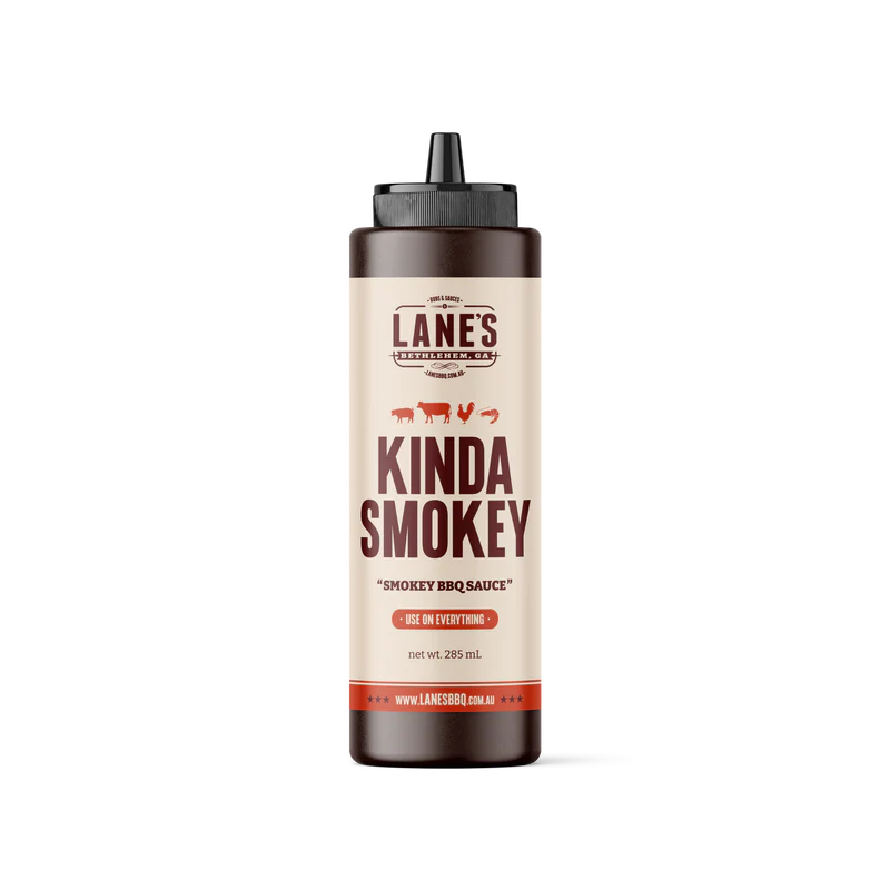 Lanes BBQ Sauce - Kinda Smokey - 285ML - Mansfield Hunting & Fishing - Products to prepare for Corona Virus