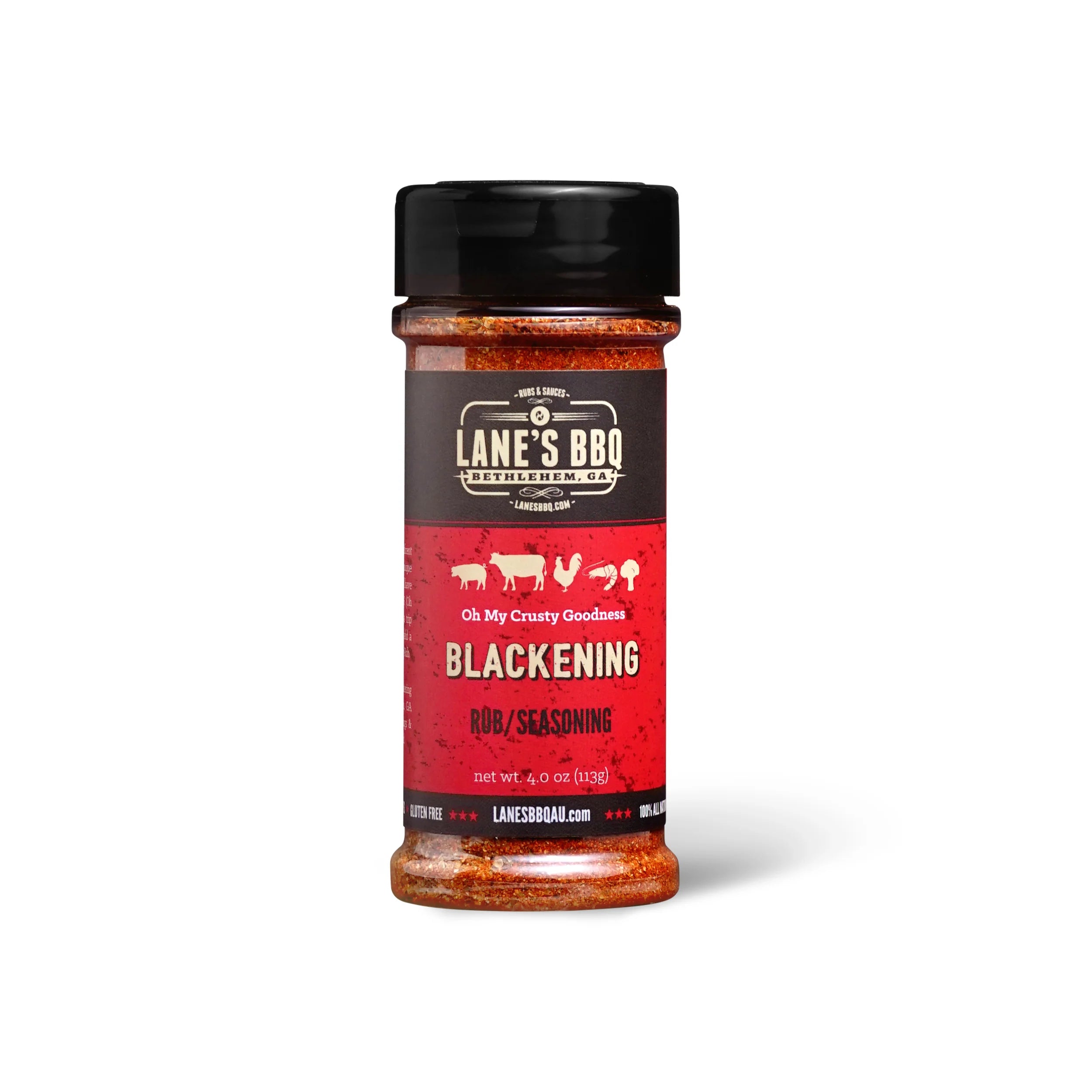 Lanes BBQ Pitmaster Seasoning - Blackening - 130 Gm -  - Mansfield Hunting & Fishing - Products to prepare for Corona Virus