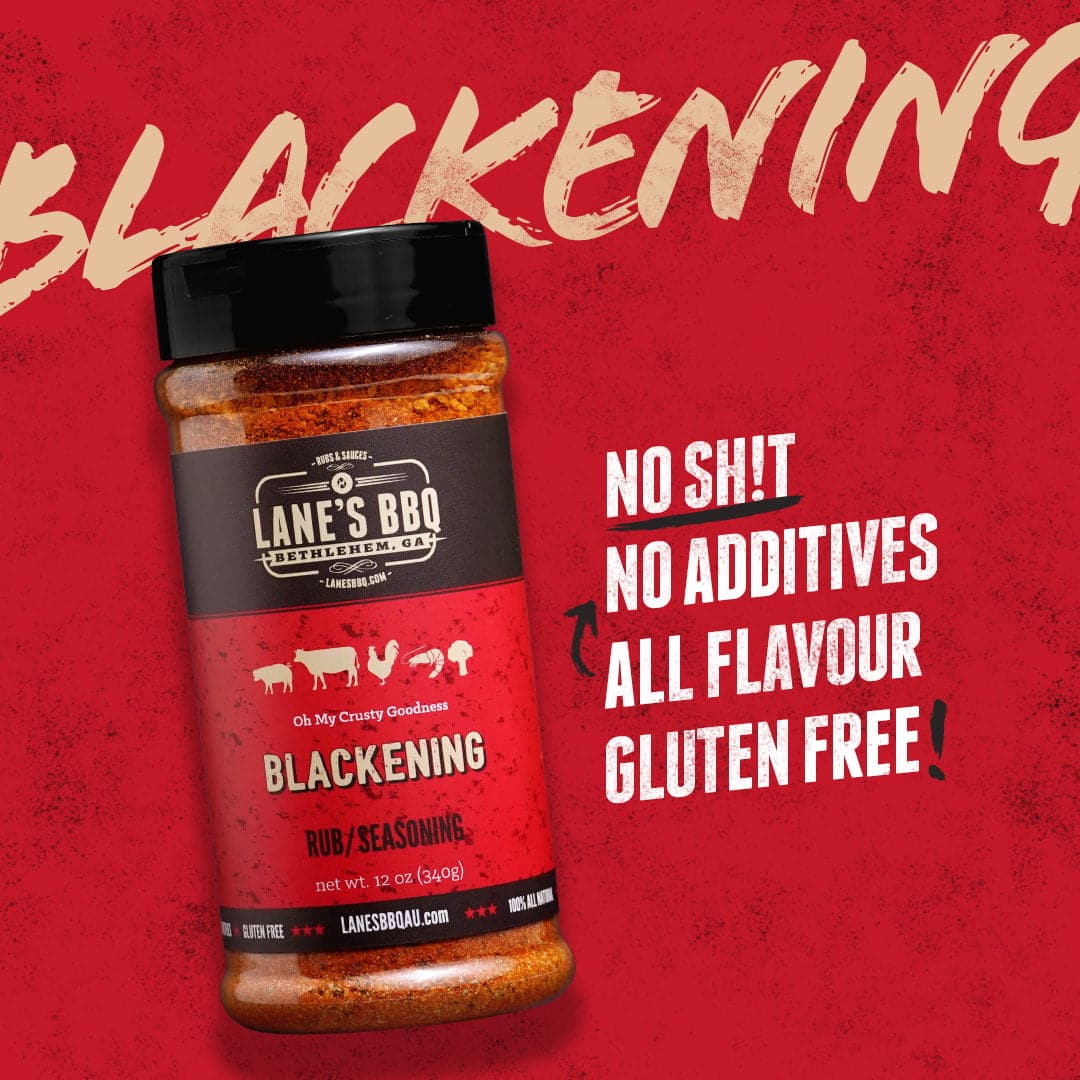 Lanes BBQ Pitmaster Seasoning - Blackening - 130 Gm -  - Mansfield Hunting & Fishing - Products to prepare for Corona Virus