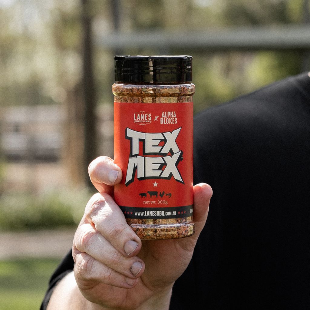 Lanes BBQ Alpha Blokes Tex Mex Pitmaster Rub - 300g