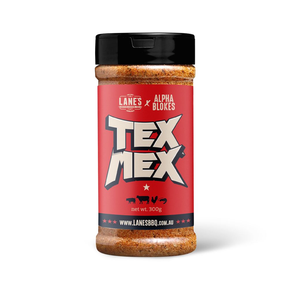 Lanes BBQ Alpha Blokes Tex Mex Pitmaster Rub - 300g