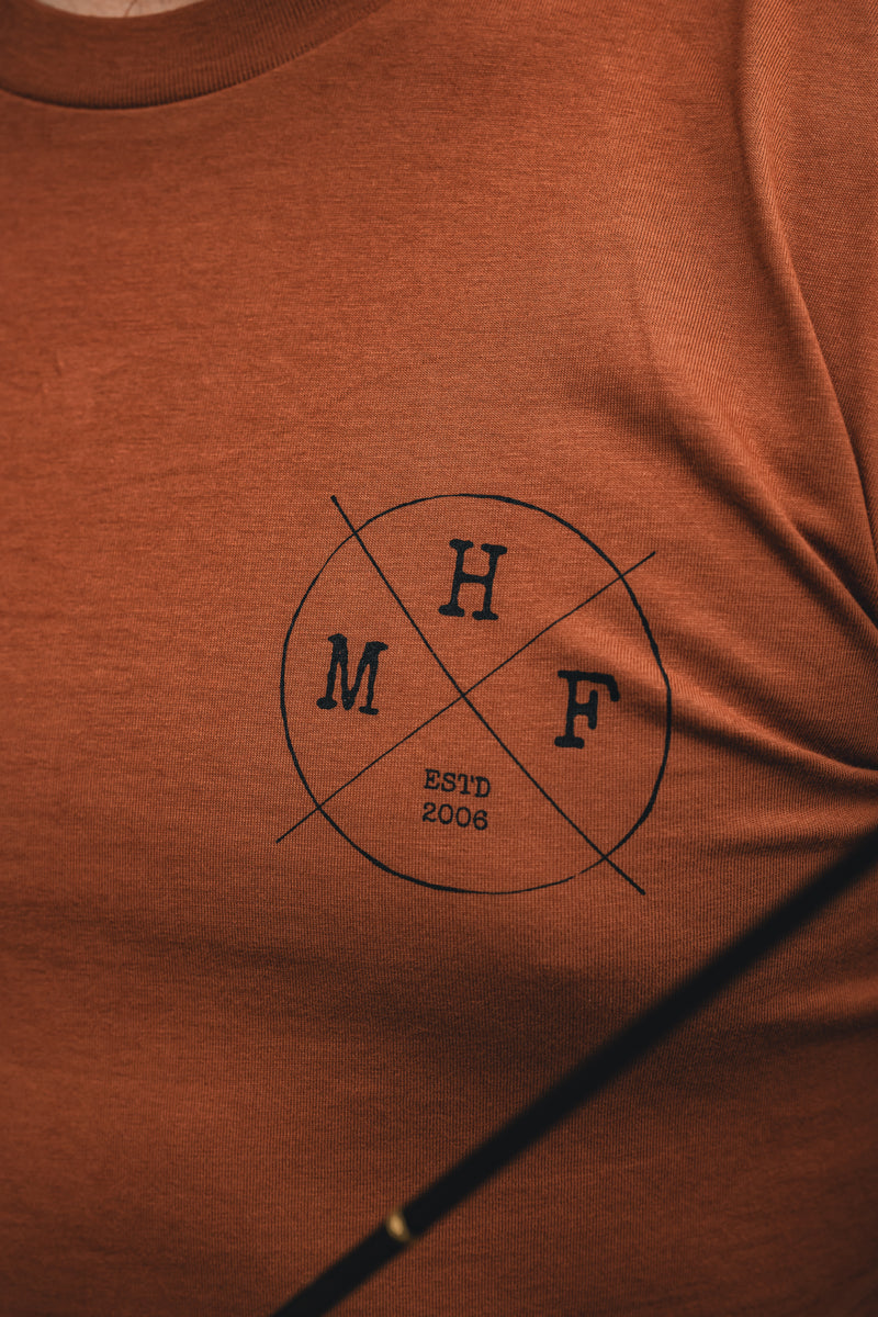 MHF Lifestyle Tee - Clay -  - Mansfield Hunting & Fishing - Products to prepare for Corona Virus
