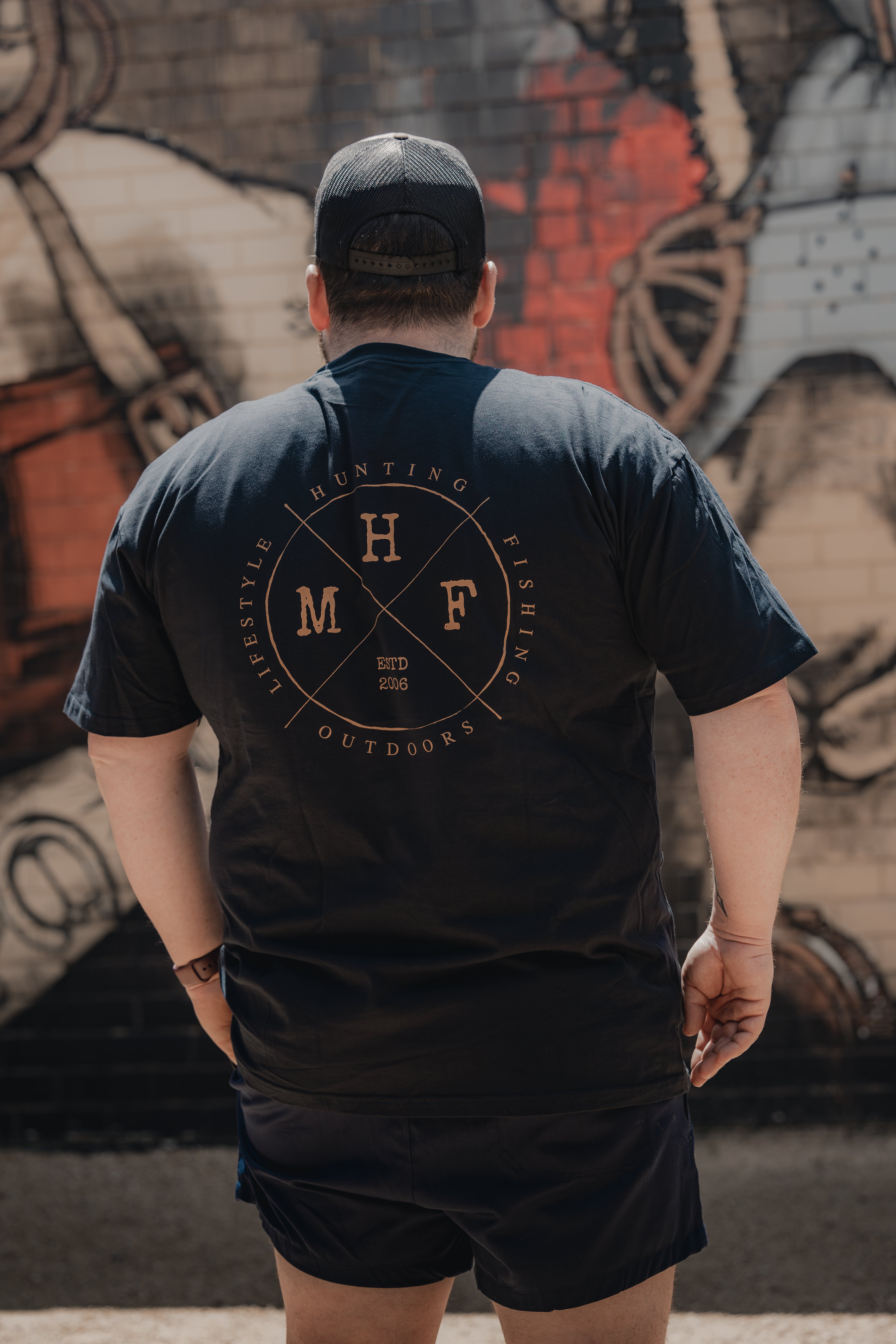 MHF Lifestyle Tee - Navy -  - Mansfield Hunting & Fishing - Products to prepare for Corona Virus