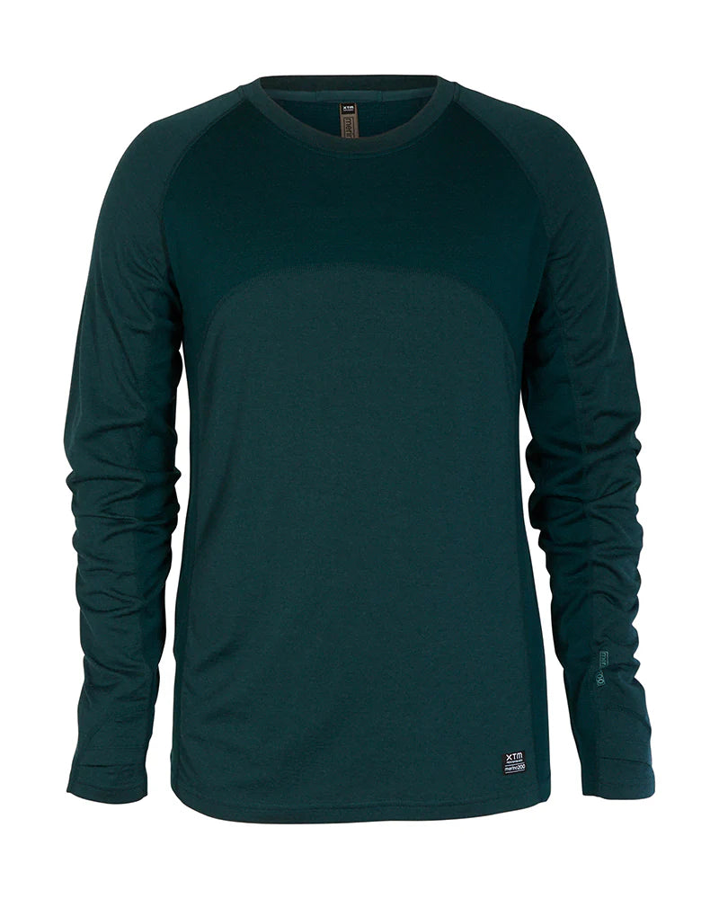 XTM Mens Active 200 Long Sleeve Crew Top 200GSM - Midweight - - Mansfield Hunting & Fishing - Products to prepare for Corona Virus
